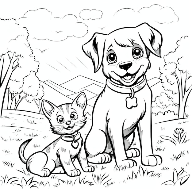 Desenhos de Cachorro para Colorir - Curso Completo de Pedagogia