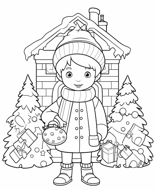 Pra Gente Miúda: Natal - Desenhos para Colorir