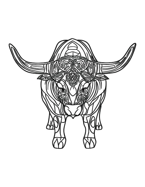 Páginas para colorear Mandala de animales para adultos Diseños para aliviar el estrés y la atención plena
