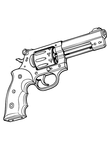 Páginas para colorear para niños. Armas.