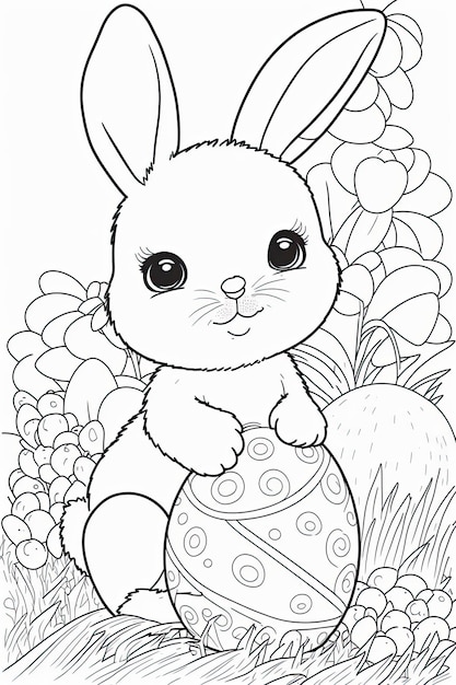 páginas para colorear de pascua para niños y adultos