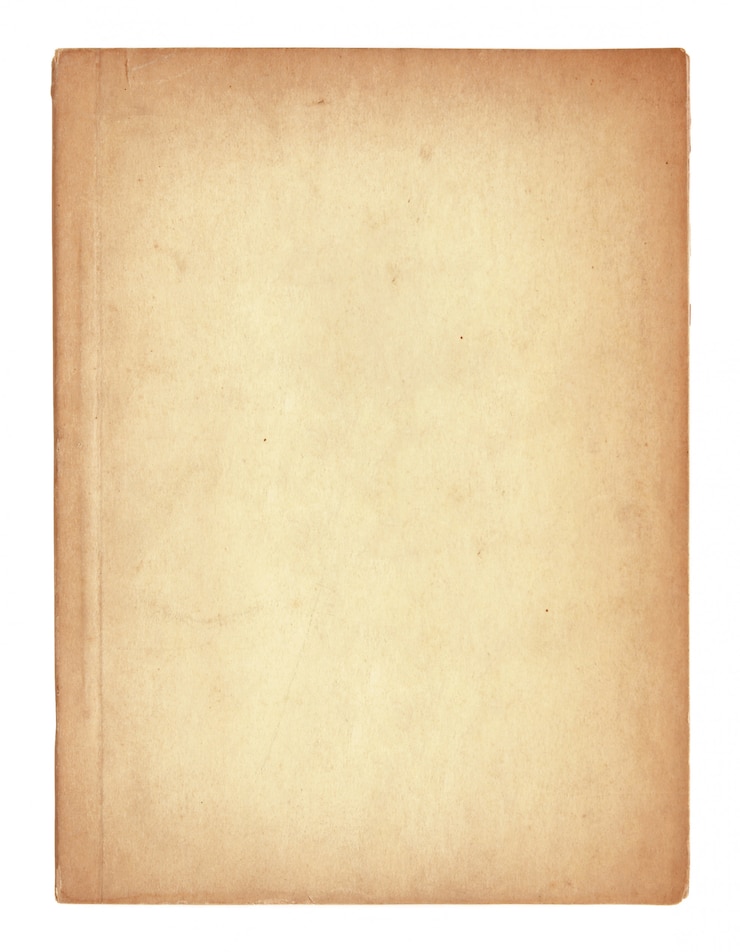 Foto páginas de libros antiguos aislados en blanco