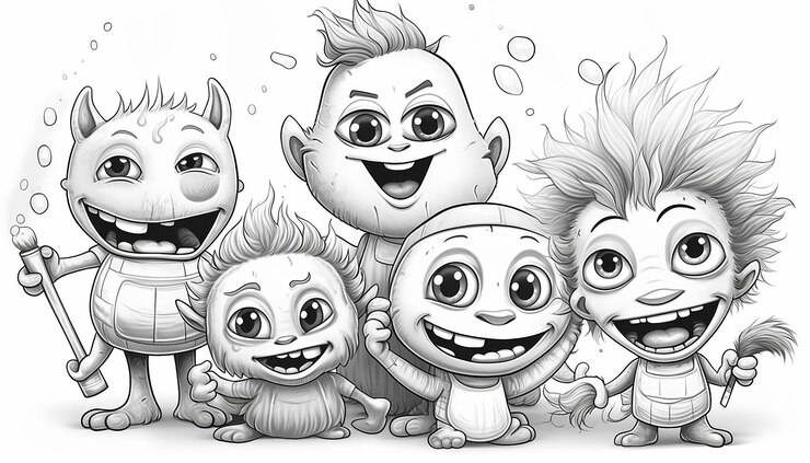 Foto páginas para colorir para crianças de 5 anos de idade sobre the planet pals eco adventure
