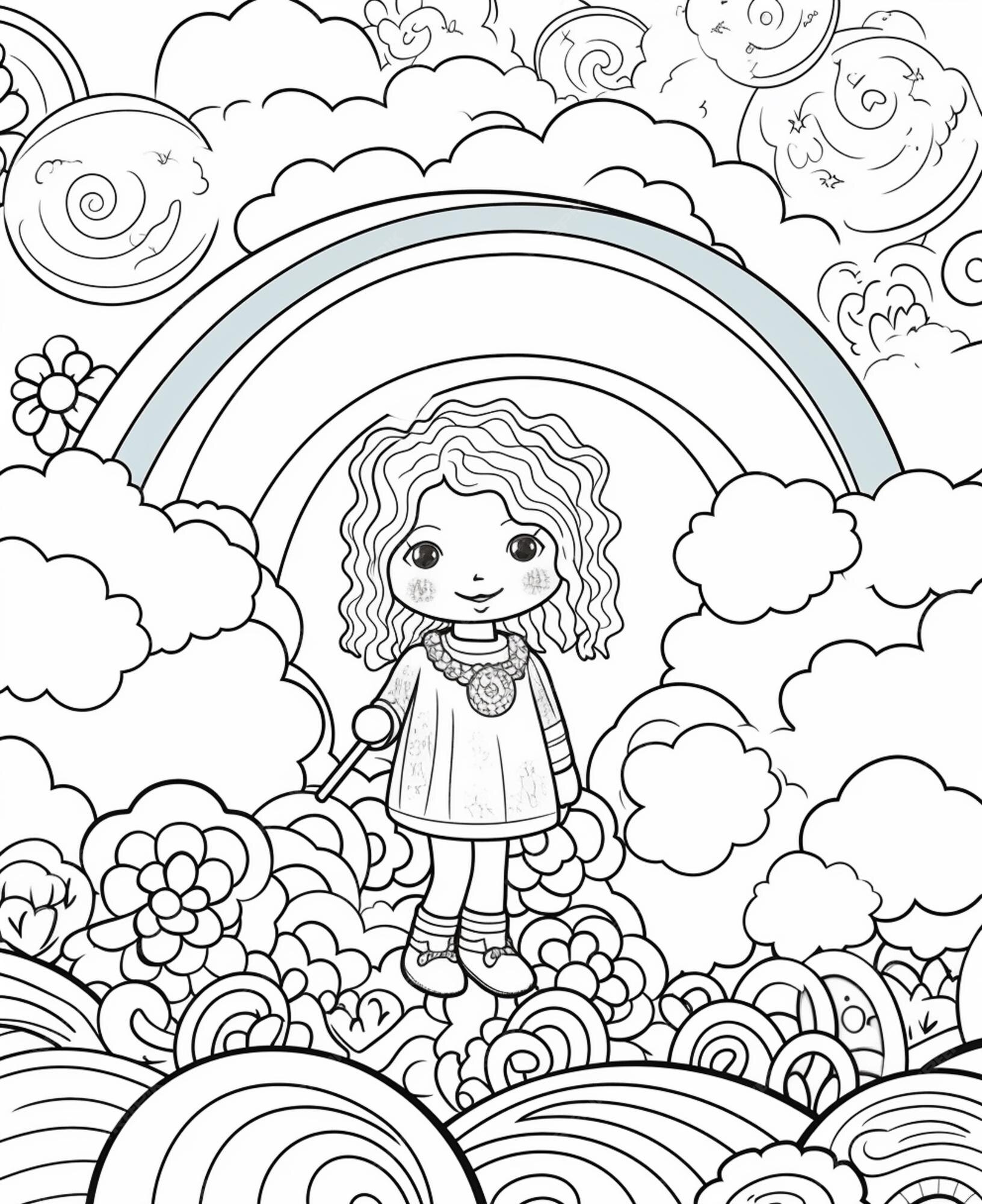 Desenhos de Rainbow Friends 4 para Colorir e Imprimir 