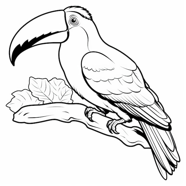 Foto páginas para colorir tucan bird tivadar csontvry kosztka arte inspirada