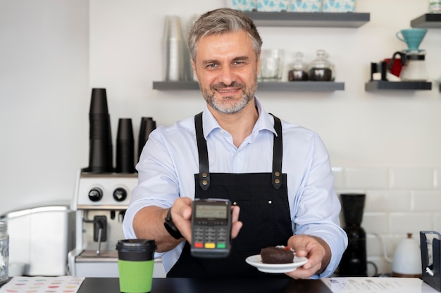 Foto pago de tecnología fácil e inalámbrico