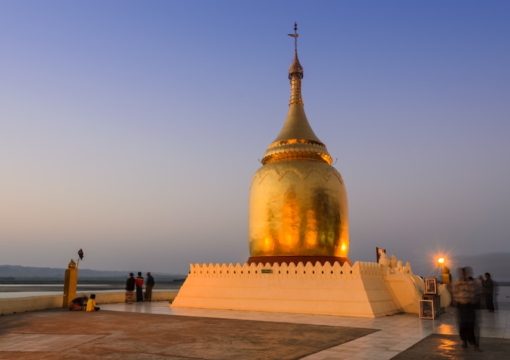 Foto pagoda bupaya en bagan, myanmar