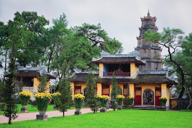 Pagoda de la Dama Celestial en Hue, Vietnam