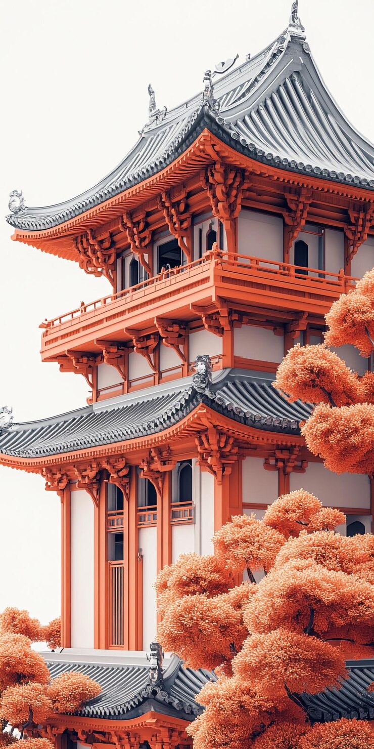 Pagoda de otoño