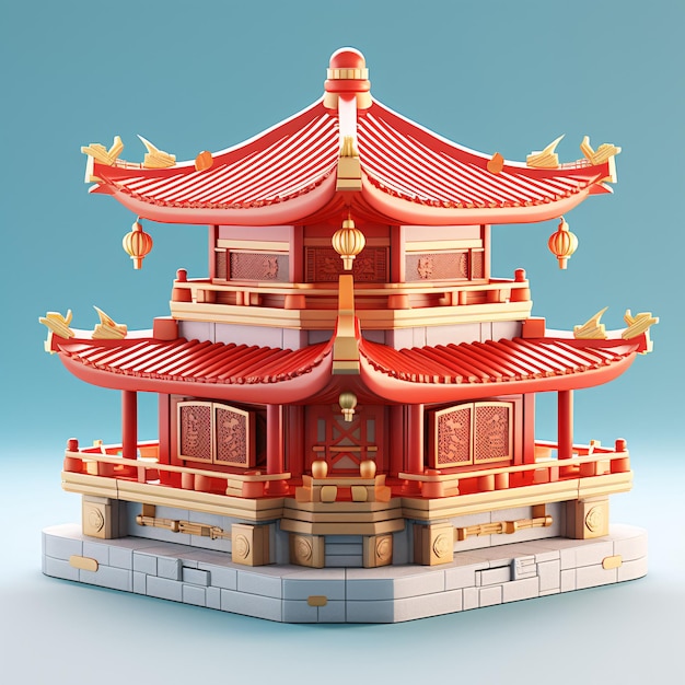 pagoda pagoda ciudad hito arquitectura ilustración elementos