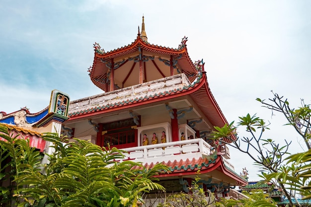 Pagoda del templo budista Kek Lok Si en Georgetown, Penang, Malasia