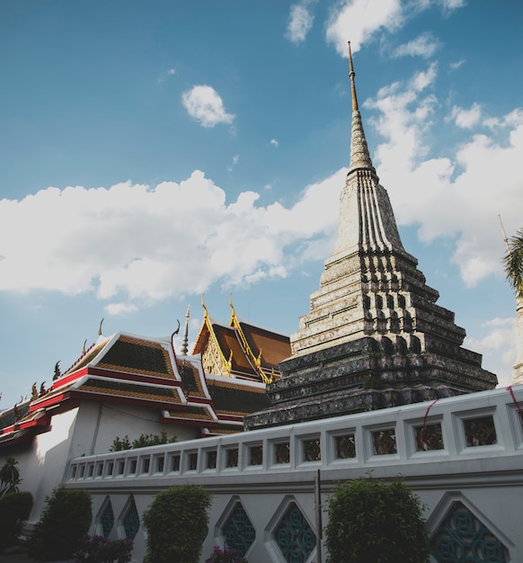 Pagoda del templo de Wat en Tailandia