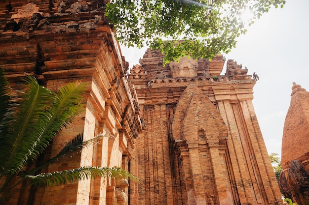 Pagoda de las torres de Po Nagar Cham en Nha Trang, Vietnam
