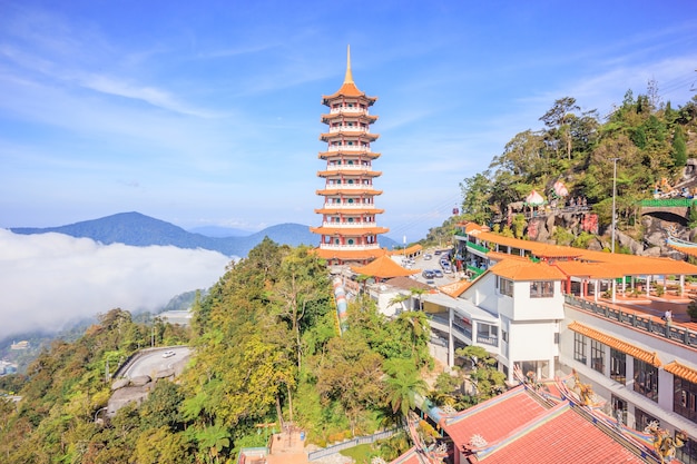 Pagode in Chin Swee Tempel, Genting Highland