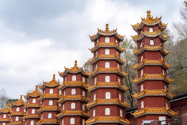 Pagodes no Monte Wutai, na China