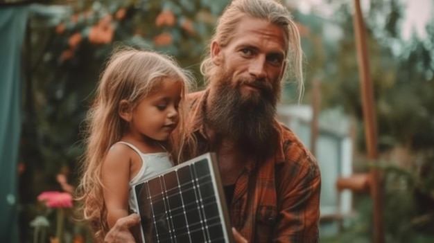 pai_com_sua_pequena_filha_carrying_solar_panel_at_t
