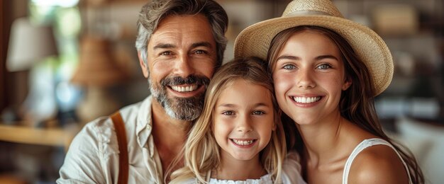 Pai e filha a celebrar com o troféu nas mãos.