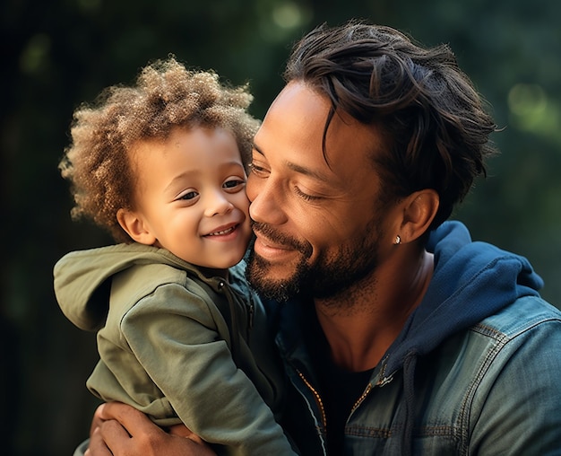 pai e filho juntos conceito de dia father039s