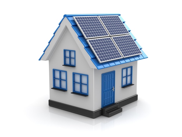 Painéis solares em casa
