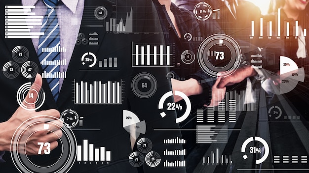 Painel conceitual de negócios para análise de dados financeiros