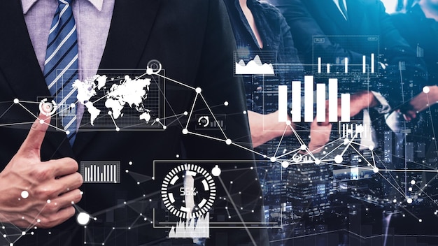 Painel conceitual de negócios para análise de dados financeiros