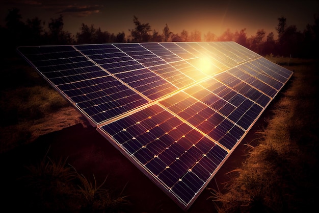 Painel Fotovoltaico Painel Solar para Produzir Sustentabilidade Limpa