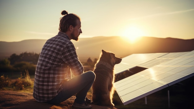 Foto painel solar bateria solar energia natural limpa energia alternativa conservação ecologia apoio contra a poluição ambiental fonte de energia modernizada