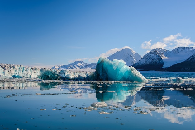 Paisagem ártica geleira