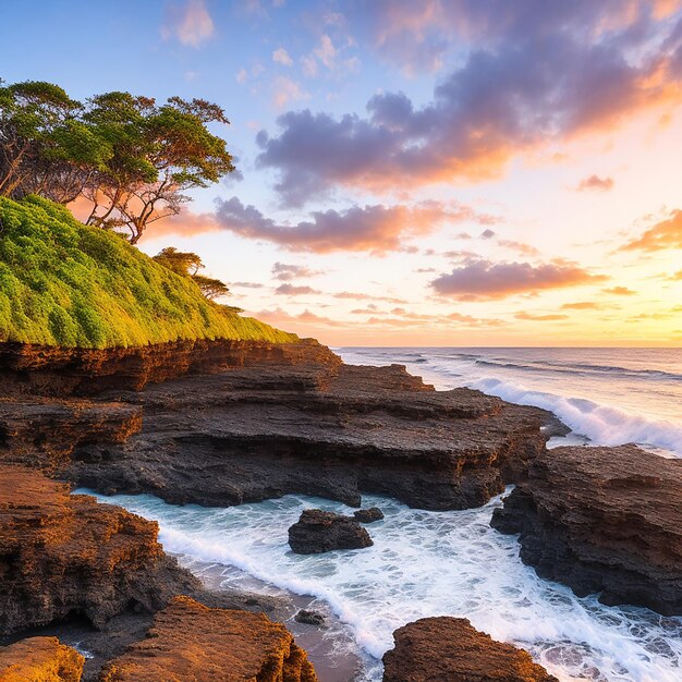 Foto paisagem bonita e natureza