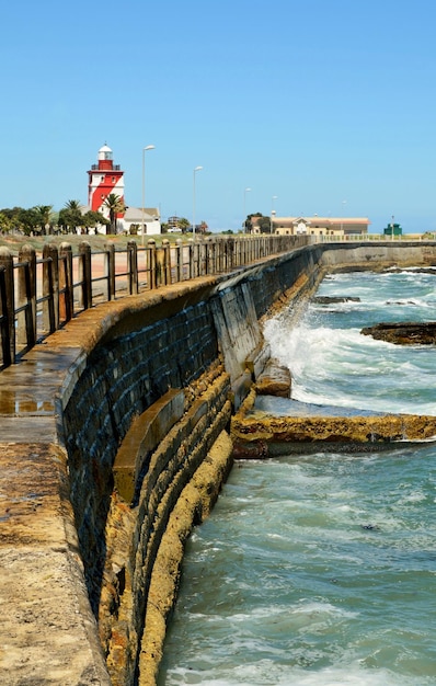 Paisagem com o passeio em Green Point