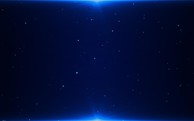 Paisagem cósmica azul lindo papel de parede de ficção científica com espaço profundo sem fim