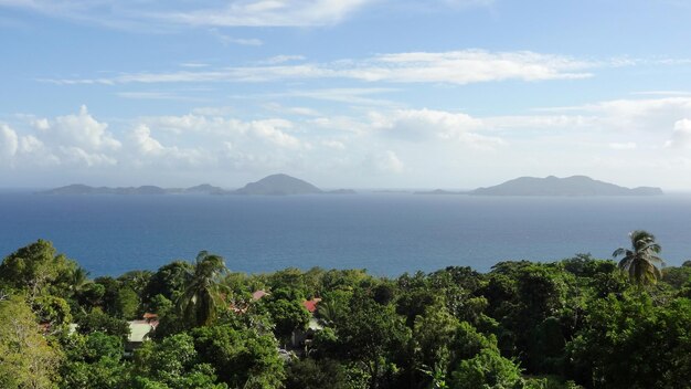 Foto paisagem costeira de guadalupe