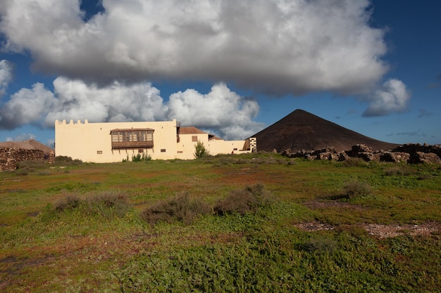 paisagem da aldeia de La Oliva, Fuerteventura