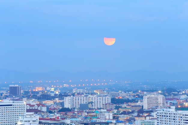 Paisagem da cidade de Pattaya.