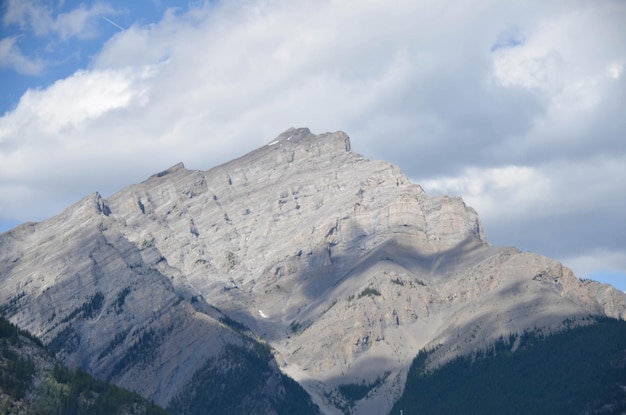 Paisagem da cordilheira rochosa no Canadá