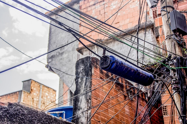 Foto paisagem da favela do cantagalo