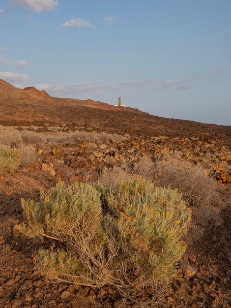 Foto paisagem da ilha de el hierro espanha