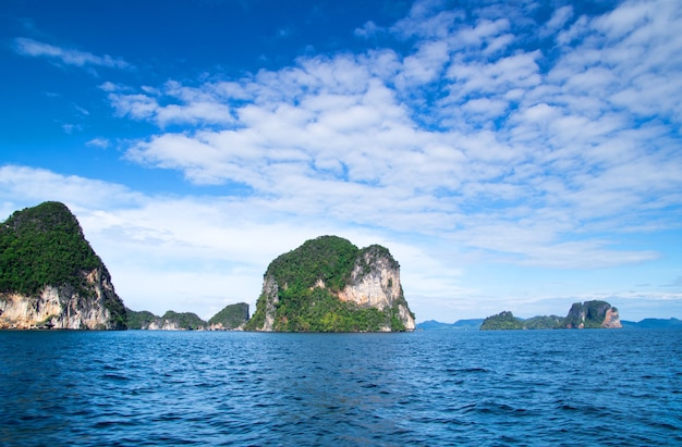 Paisagem da ilha tropical da Tailândia