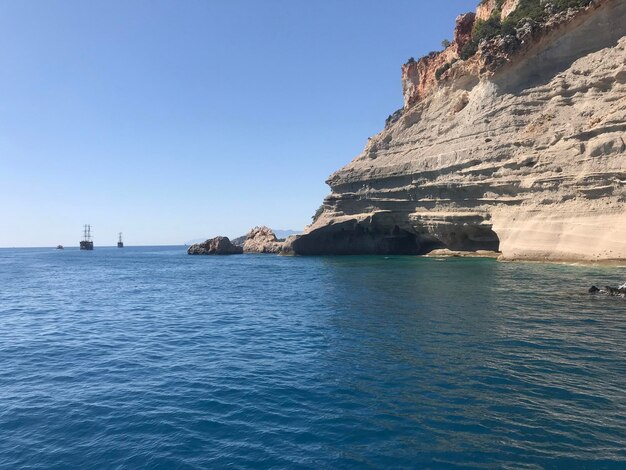 Foto paisagem da turquia kemer destino turístico para férias de verão