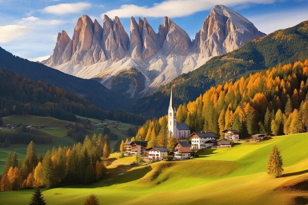 Paisagem das Dolomitas