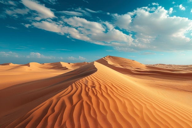 Paisagem de areia ardente