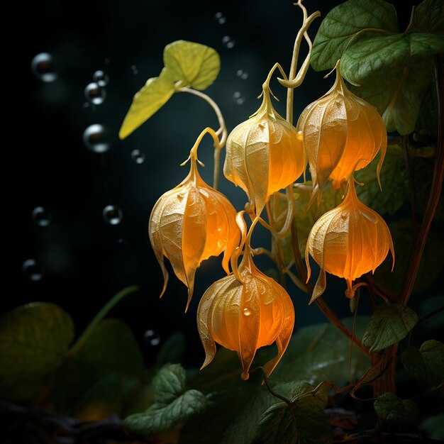 Paisagem de Arte Digital de Cape Gooseberry