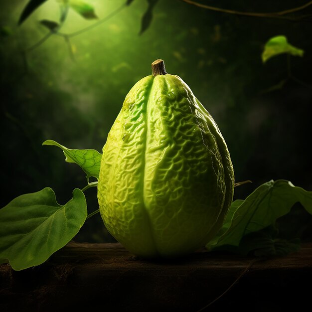 Foto paisagem de arte digital de chayote