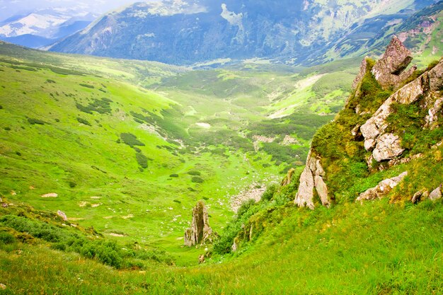 Paisagem de belas montanhas