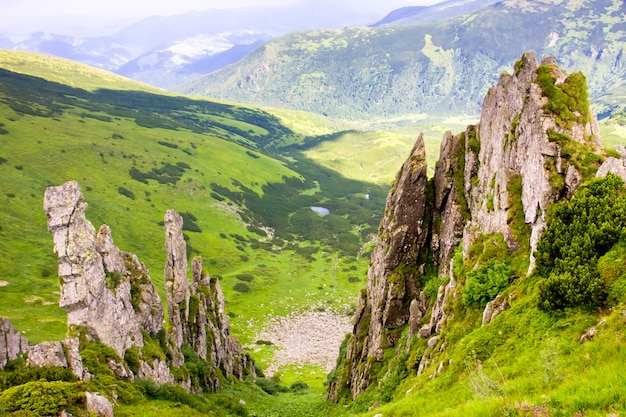 Paisagem de belas montanhas