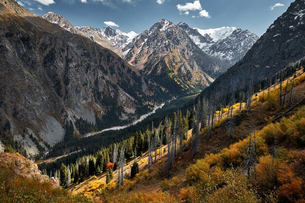 Paisagem de belas montanhas