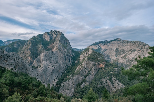 Paisagem de beleza nas montanhas