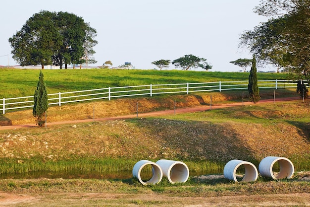 Paisagem de campos agrícolas