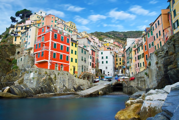 paisagem de Cinque Terre na Itália