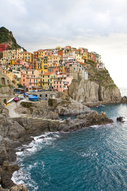 paisagem de Cinque Terre na Itália